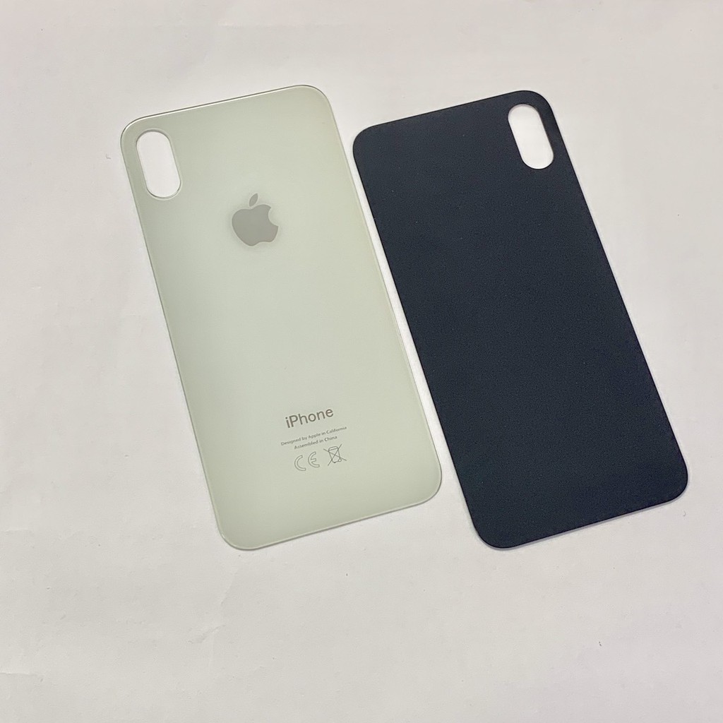 Nắp lưng thay thế cho iPhone X vành nhỏ ĐEN