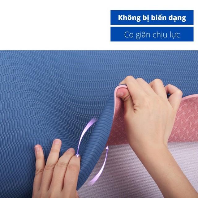 THẢM TẬP YOGA TPE 2 LỚP siêu hịn