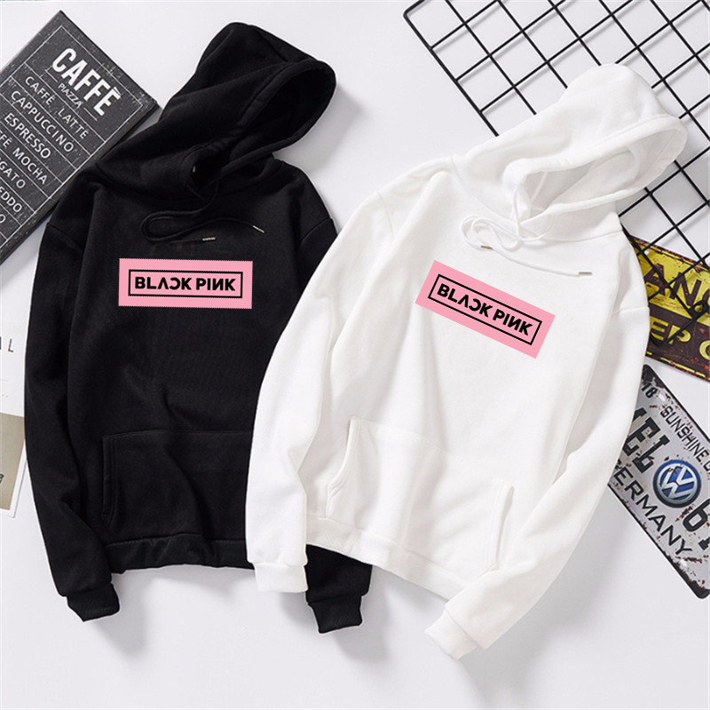 Áo Hoodie Blackpink in hình logo nhóm Blackpink unisex