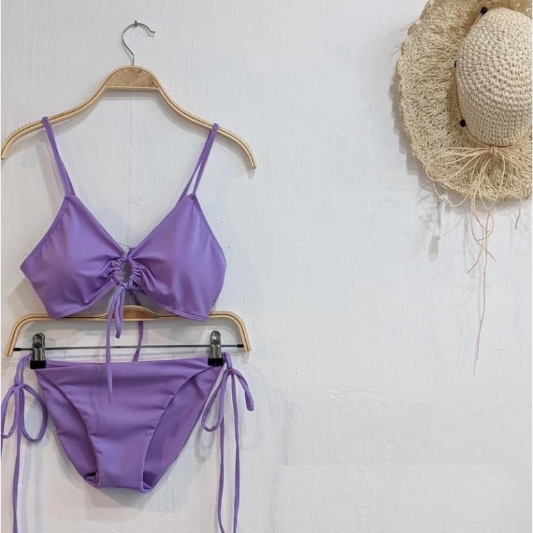 Bikini 2 mảnh màu tím, 3 kiểu