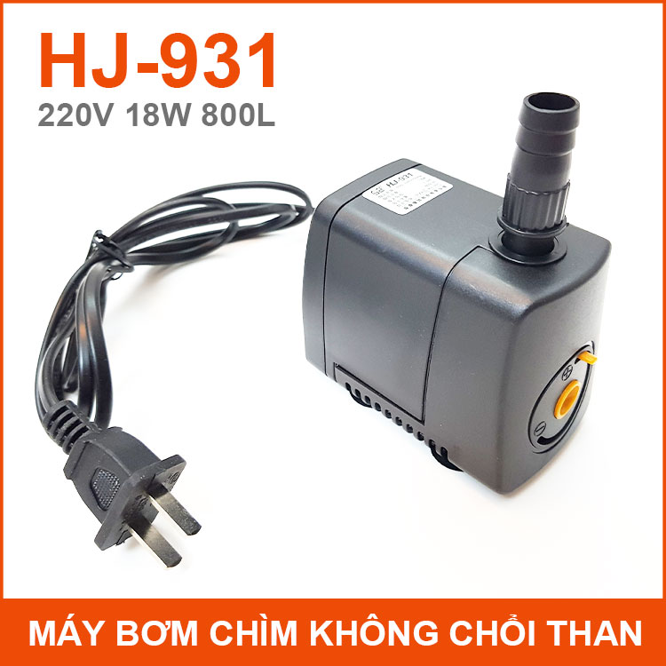 Máy Bơm Chìm Hồ Cá Thác Nước Hòn Non Bộ Tiều Cảnh 220V 18W 800L