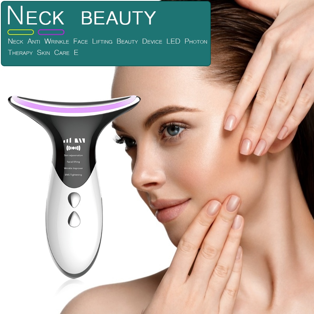 Máy massage cơ mặt chống nhăn cổ Neck Anti Wrinkle Face Lifting Beauty Device