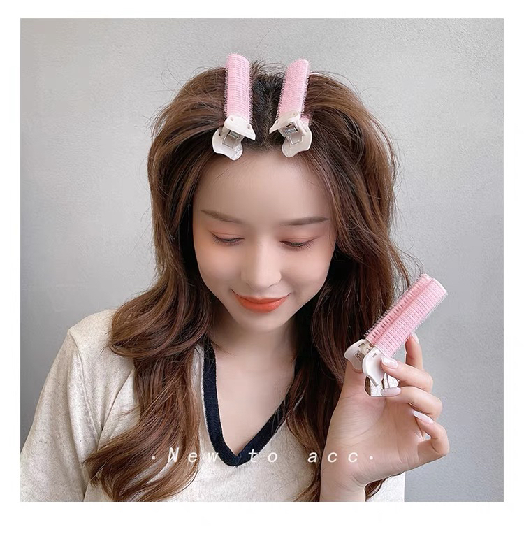 Set 2 Cây Kẹp Phồng Chân Tóc Làm Cong Mái Tự Nhiên