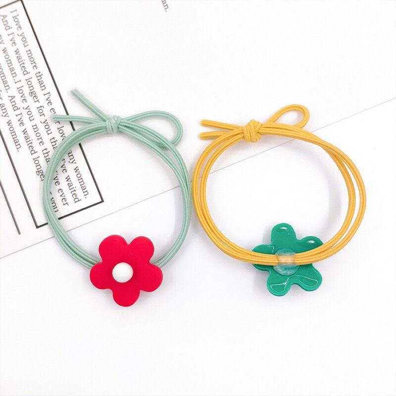 DÂY BUỘC TÓC HÌNH BÔNG HOA SIÊU CUTE- NUNAM SHOP