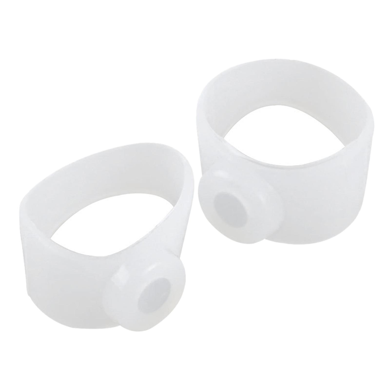 6x1 Pair Silicone  Toe Rings Soft Reduce Body  High Elastic