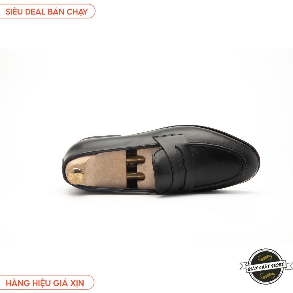 Giày Lười Nam Loafer XOĂN SHOP Da Pu Pu Size 38 Đến 42 Màu Đen - G065