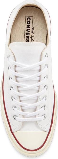 Giày Sneaker Unisex Converse Chuck Taylor All Star 1970s All White Low 2018