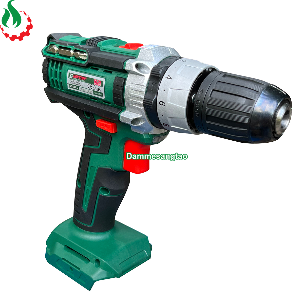 Thân máy khoan pin 18V Dekton DK-2115B 39Nm