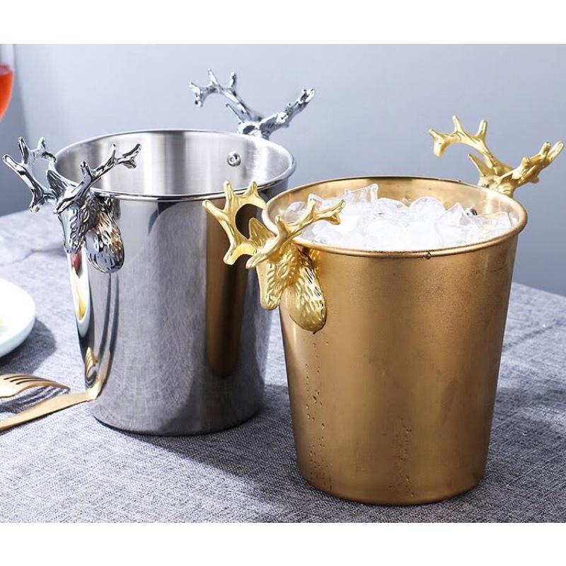 Xô Ngâm Rượu Quai Đầu Hươu Vàng/Bạc Siêu Tiết Kiệm
