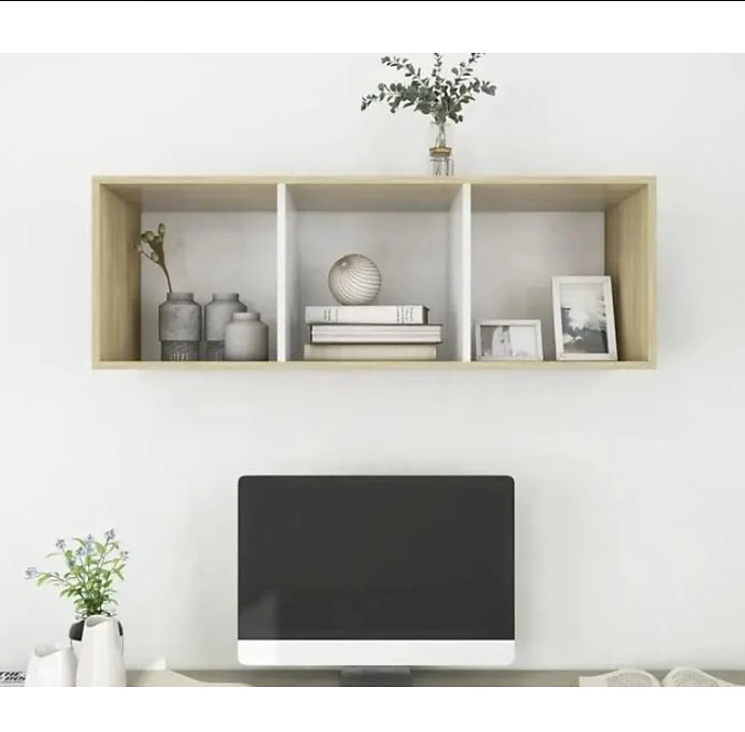 Kệ 3 Ngăn Treo Tường Tundo CTKT522 KT 38×108.5x35cm