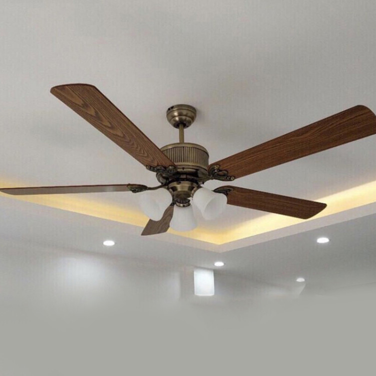 Quạt trần đèn cổ điển trang trí sang trọng  HL-FAN900