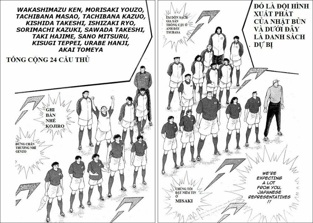 captain tsubasa: all stars games (25th anniversary) - trận đấu trong mơ chapter 1 22