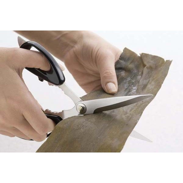 Kéo nhà bếp Shimomura 205mm, lưỡi bằng thép cao cấp, không gỉ sắc bén và trơn ngọt - nội địa Nhật Bản