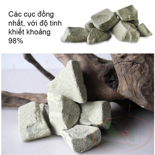 Đá khoáng Montmorillonite Nhật Bản khử độc bổ sung khoáng bể cá tép