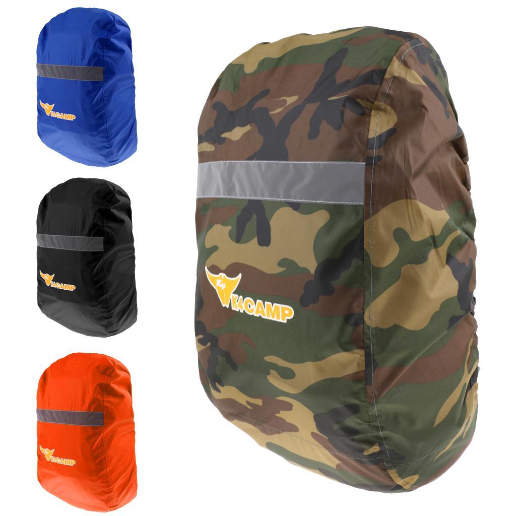 Reflective Backpack Rain Cover Waterproof Dustproof for 15-80L Hiking Camping Traveling Outdoor Activities