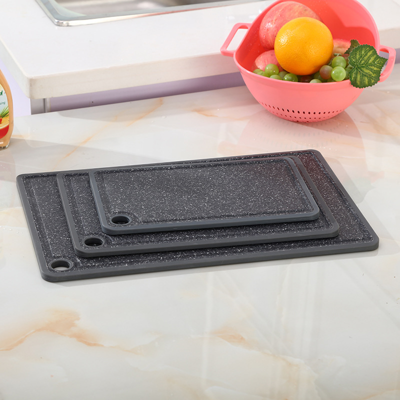 Thớt Nhựa Thiết Kế Giả Đá , Gọn Nhẹ Có Lỗ Móc Treo, Dễ Dàng Lau Chùi Vệ Sinh - Hàng Loại 1 Chính Hãng