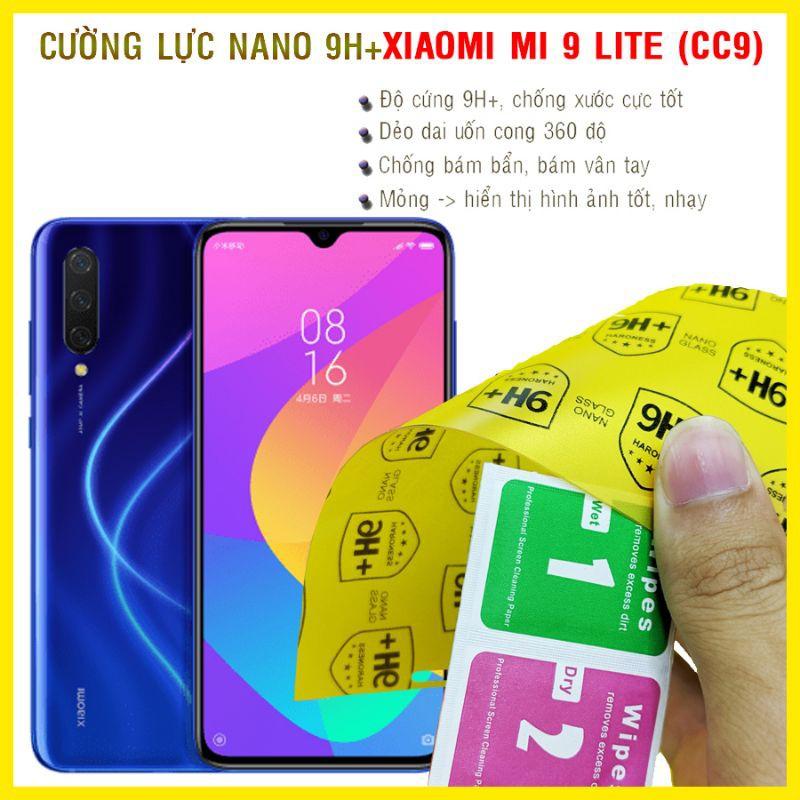 Dán cường lực dẻo nano dành cho   Xiaomi Mi 9 Lite