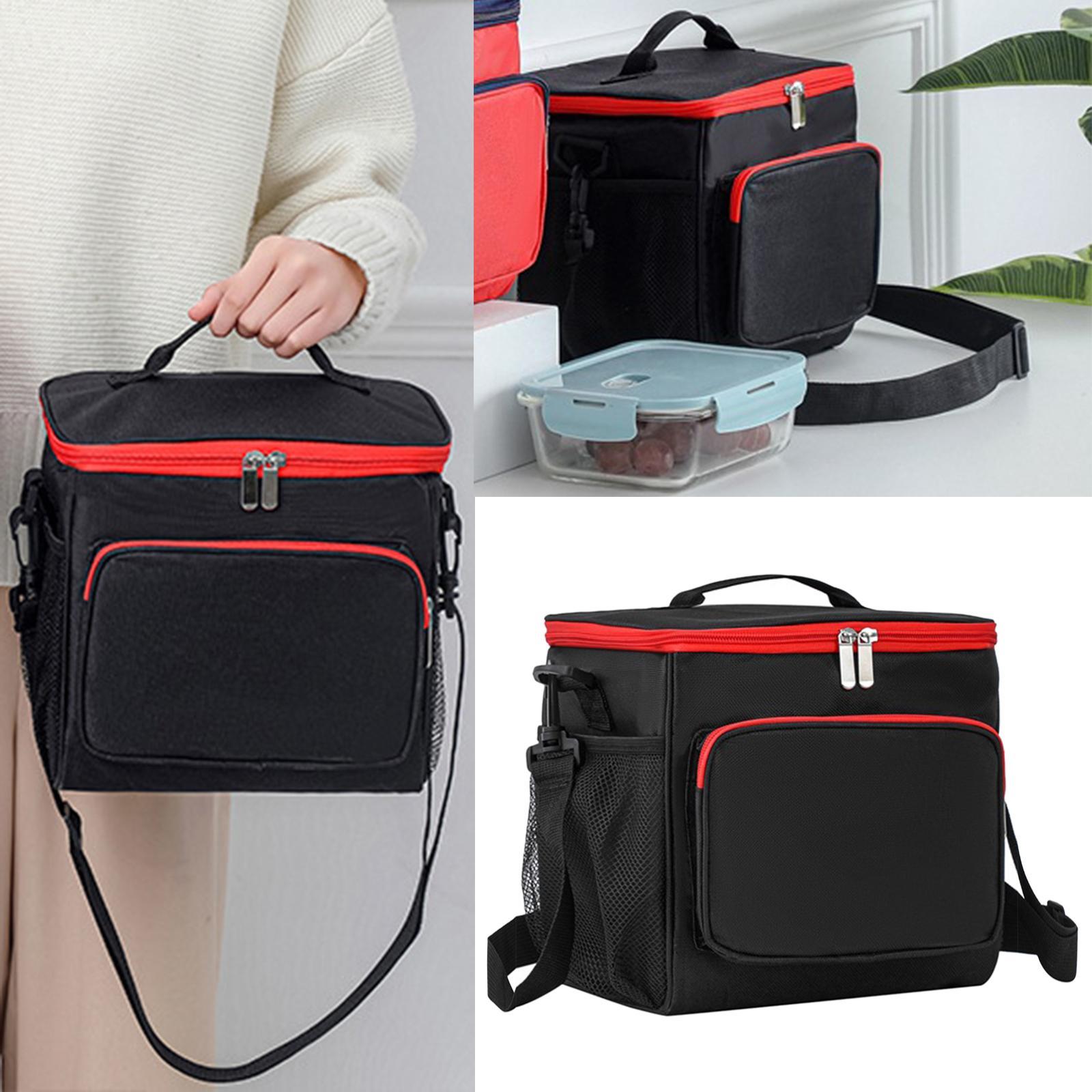 Insulated Lunch Bag Lunch Boxes Thermal Lunch Container with Adjustable Shoulder Strap for Work Beach