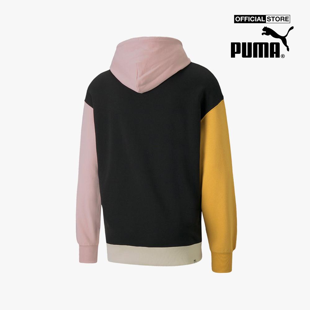 PUMA - Áo hoodie nam phối mũ Downtown French Terry 531593