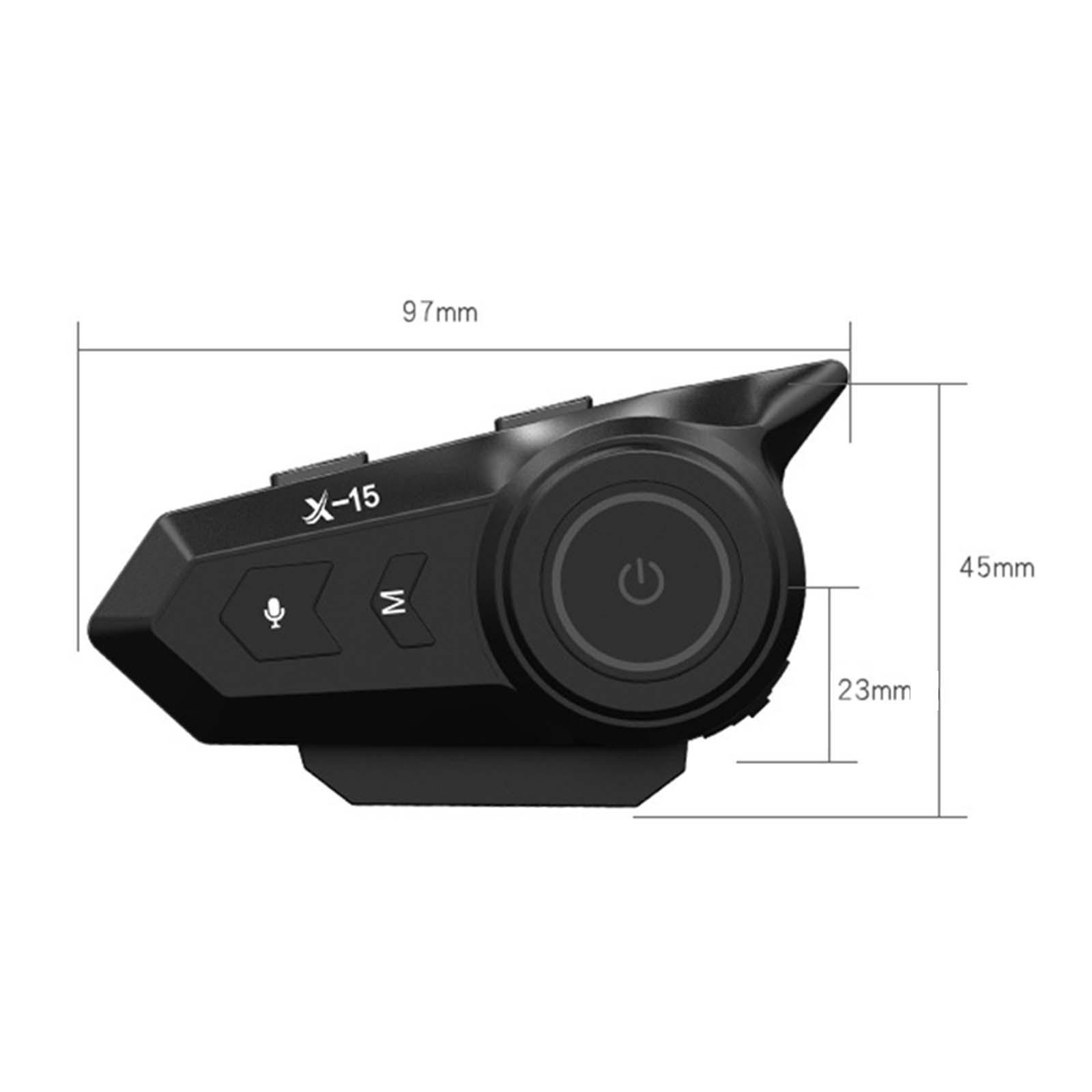 Headset  Earphone Auto Answer Incoming Calls Motorcycle V5.0 Headset  Audio System for Half/Open Face  Riding