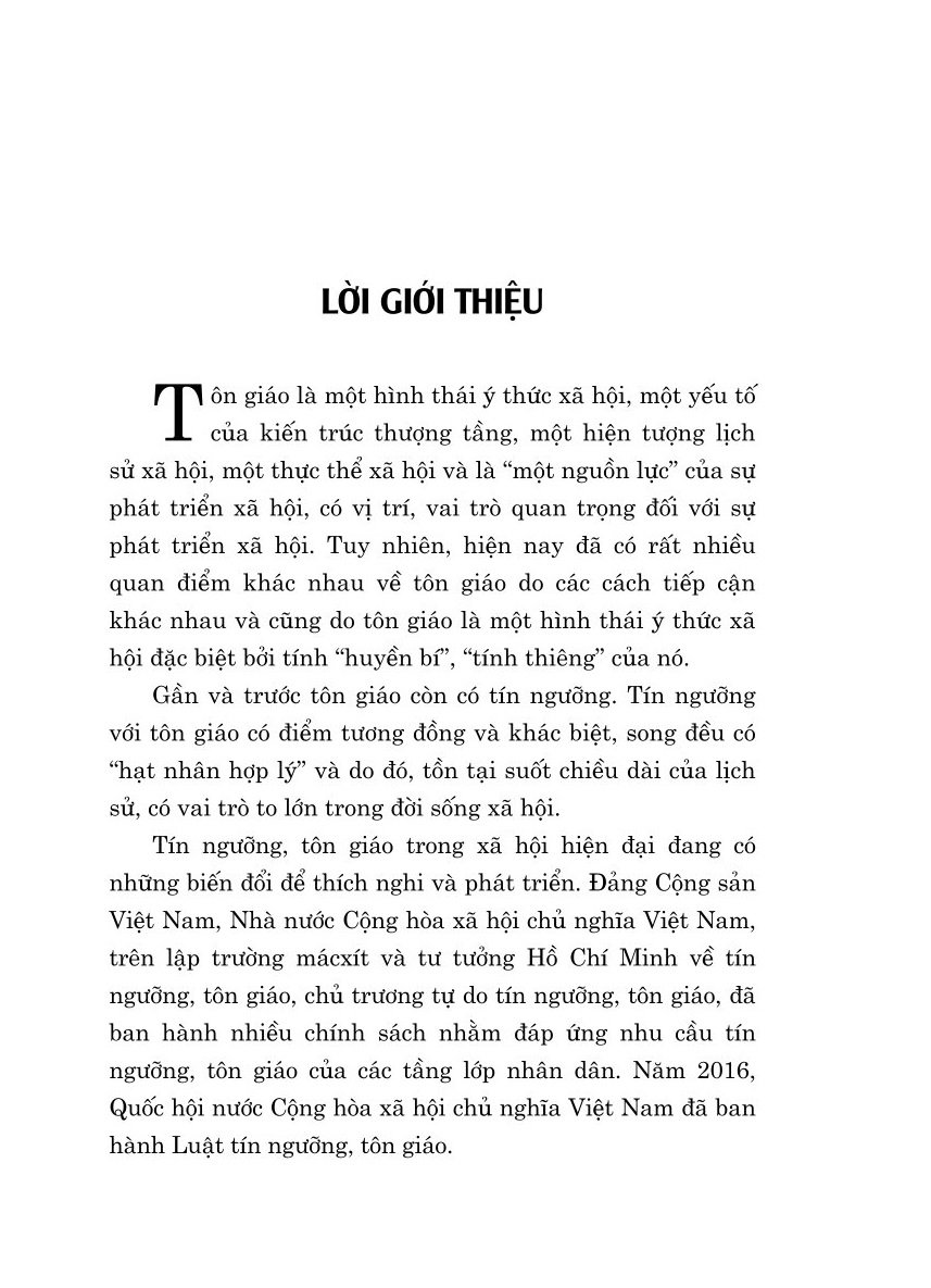 Giáo trình tôn giáo (bản in 2024)