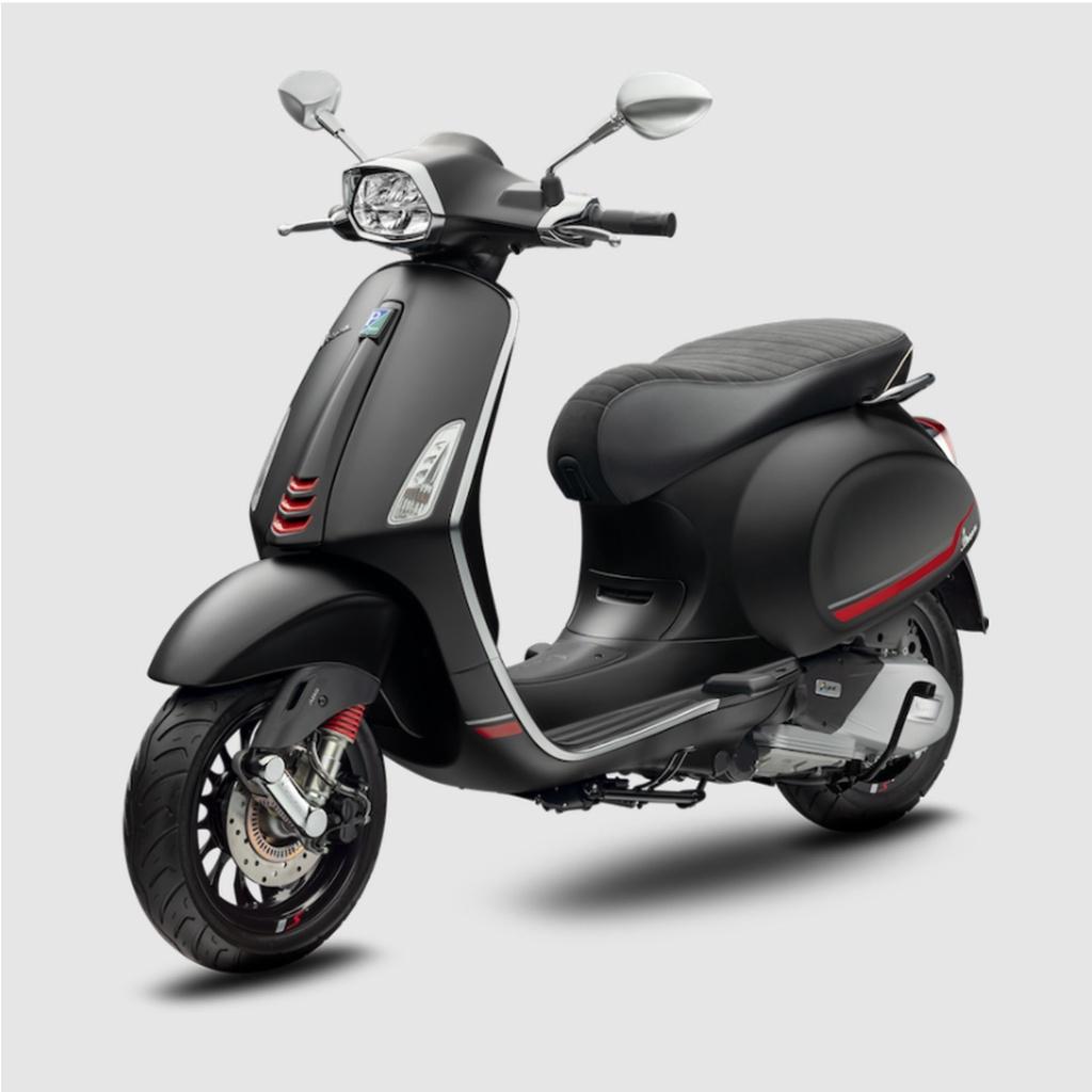 Xe Tay Ga Vespa Sprint S 150 Màu Đen Sần Black Opaco