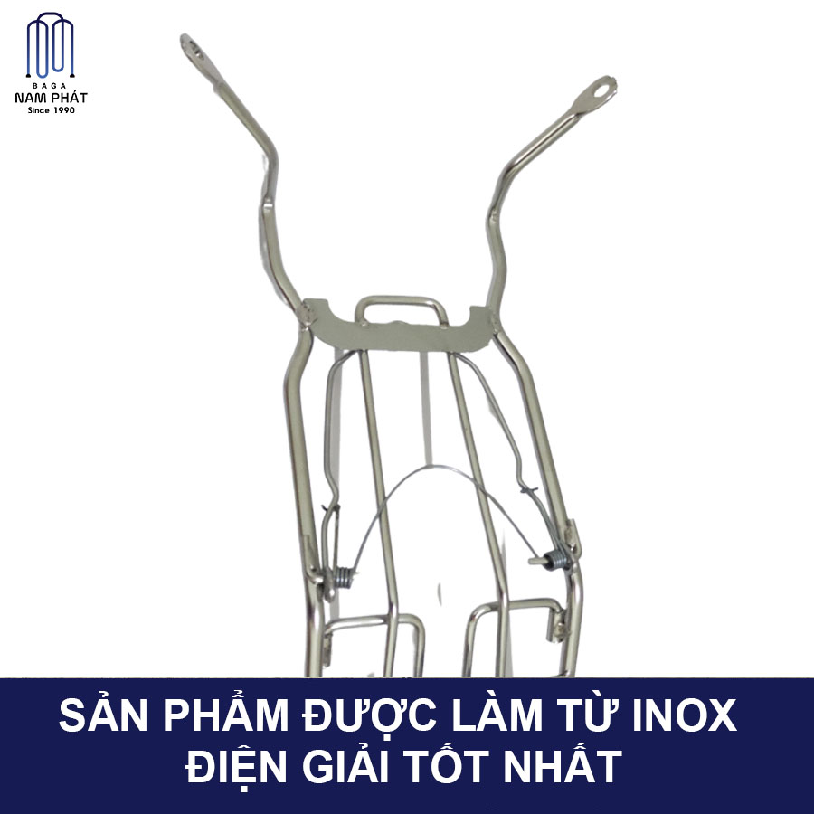 Baga giữa inox 10 li Wave Alpha 2017-2023 Nam Phát