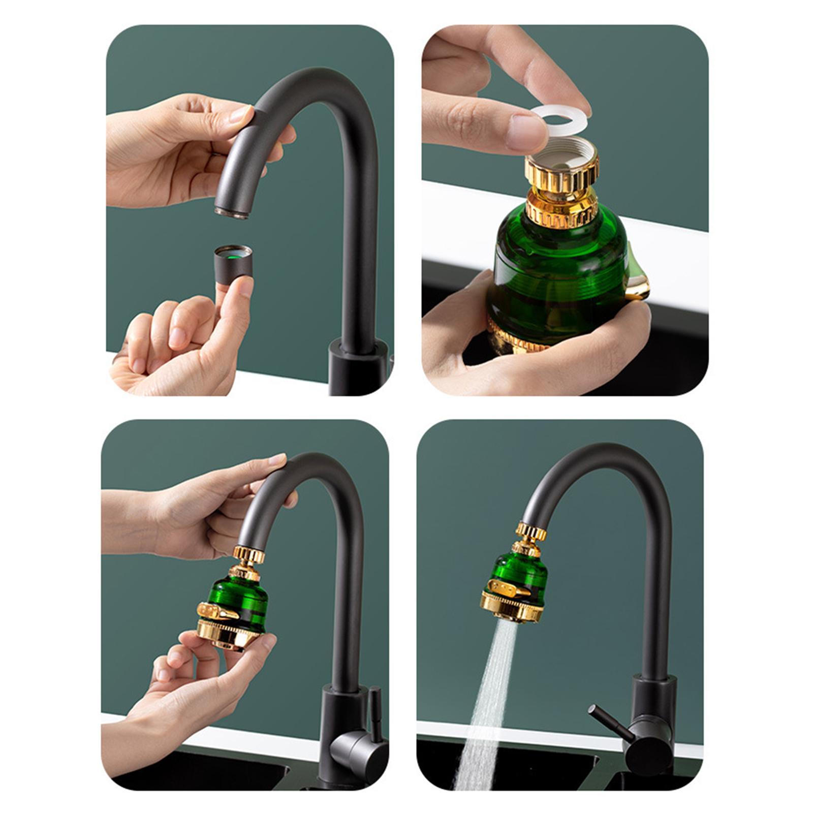 Kitchen Faucet Multifunction Flexible Faucet Green