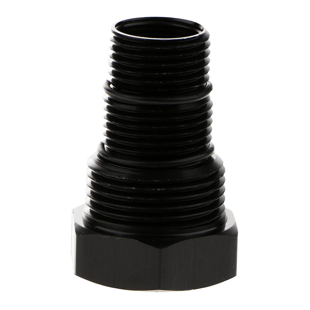 Black Auto Car Oil Filter Threaded Adapter 5/8-24 to 3/4-16 13/16-16 3/4NPT