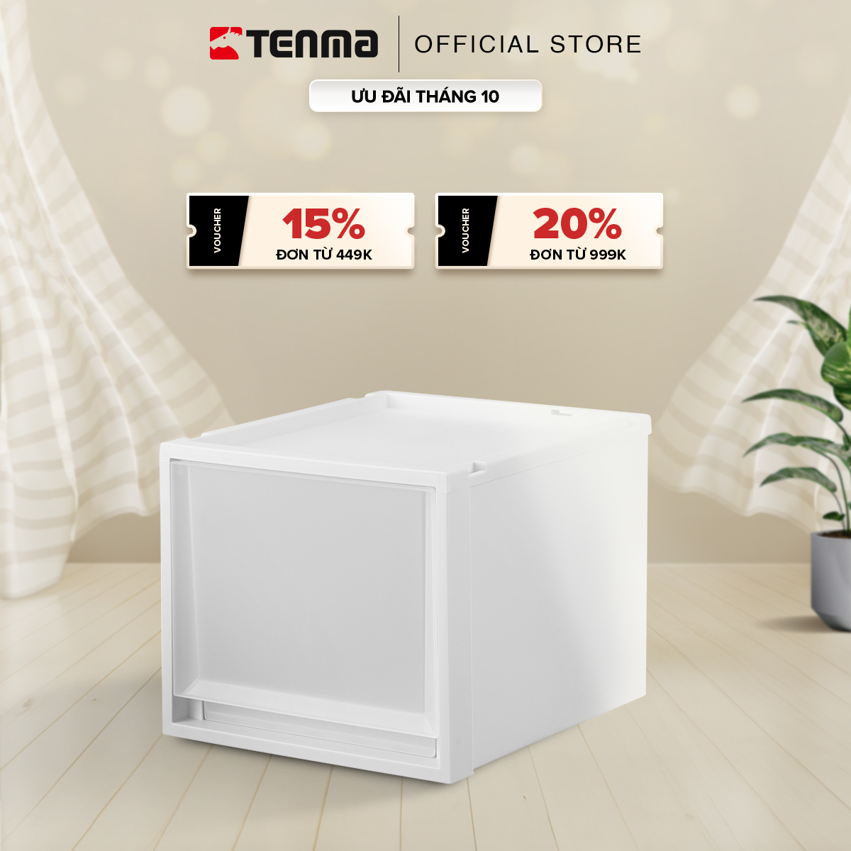 Hộp Ngăn Kéo Nhựa Đa Năng TENMA, Fits FC40-3530
