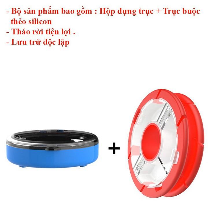 Trục Câu Cá Silicon Cuốn Thẻo Chuyên Dụng Câu Đài , Câu Đơn Có Hộp Đựng Cao Cấp PK37-B