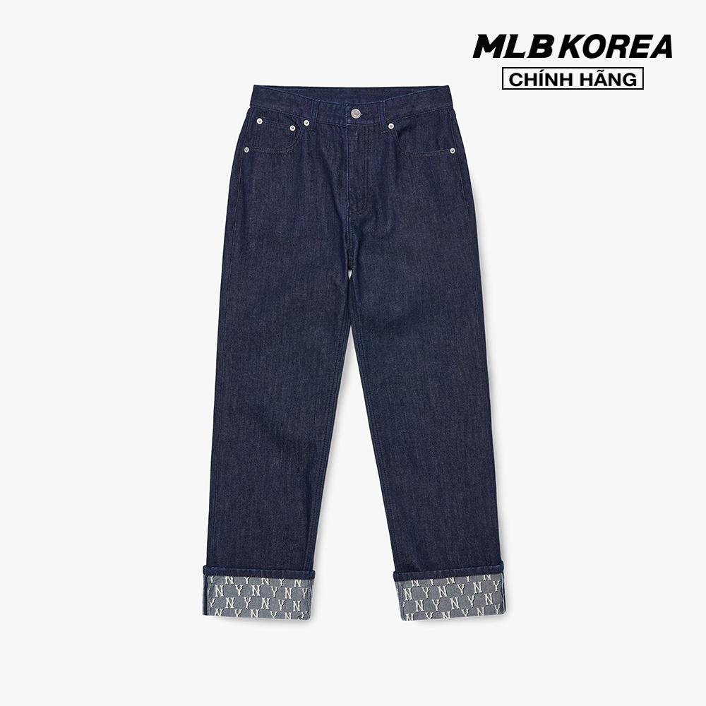 MLB - Quần jeans nữ Classic Monogram 3FDPM0324-50NYD