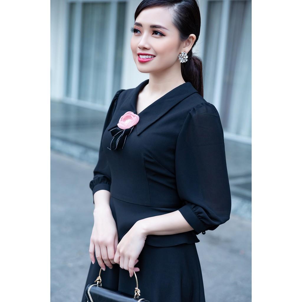 Đầm công sở dáng peplum sang trọng B DX2615