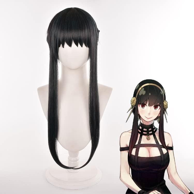 Wig/tóc giả cosplay Yor - Spy x Family màu đen nhiều mẫu