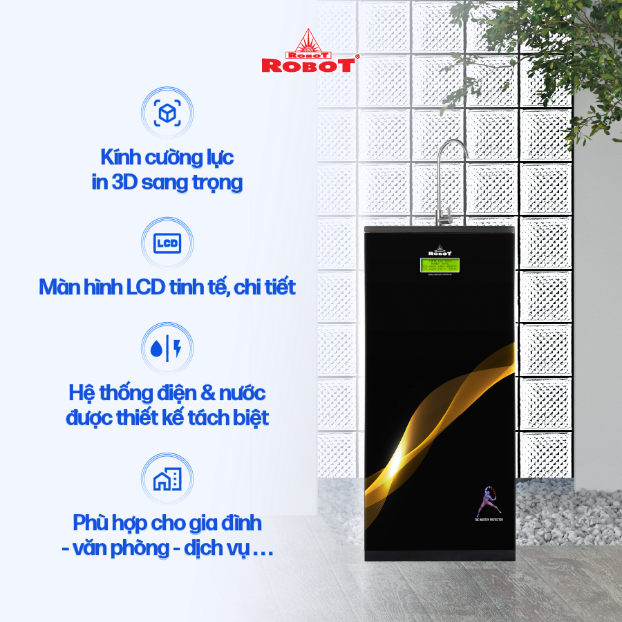 MÁY LỌC NƯỚC ROBOT SPRING PRO 9G-UR Công Nghê Lọc RO Và UF - Hàng Chính Hãng