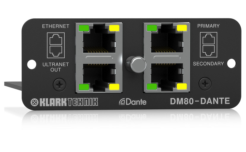 KLARK TEKNIK DM80-DANTE - Dante Expansion Module-Hàng Chính Hãng