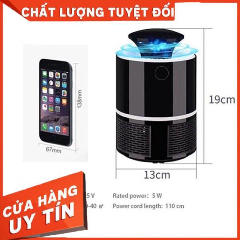 Đèn bắt muỗi hình trụ, cắm cổng usb thông minh