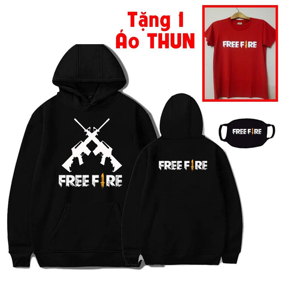Áo khoác áo hoodie FREE FIRE giá siêu rẻ dành cho game thủ