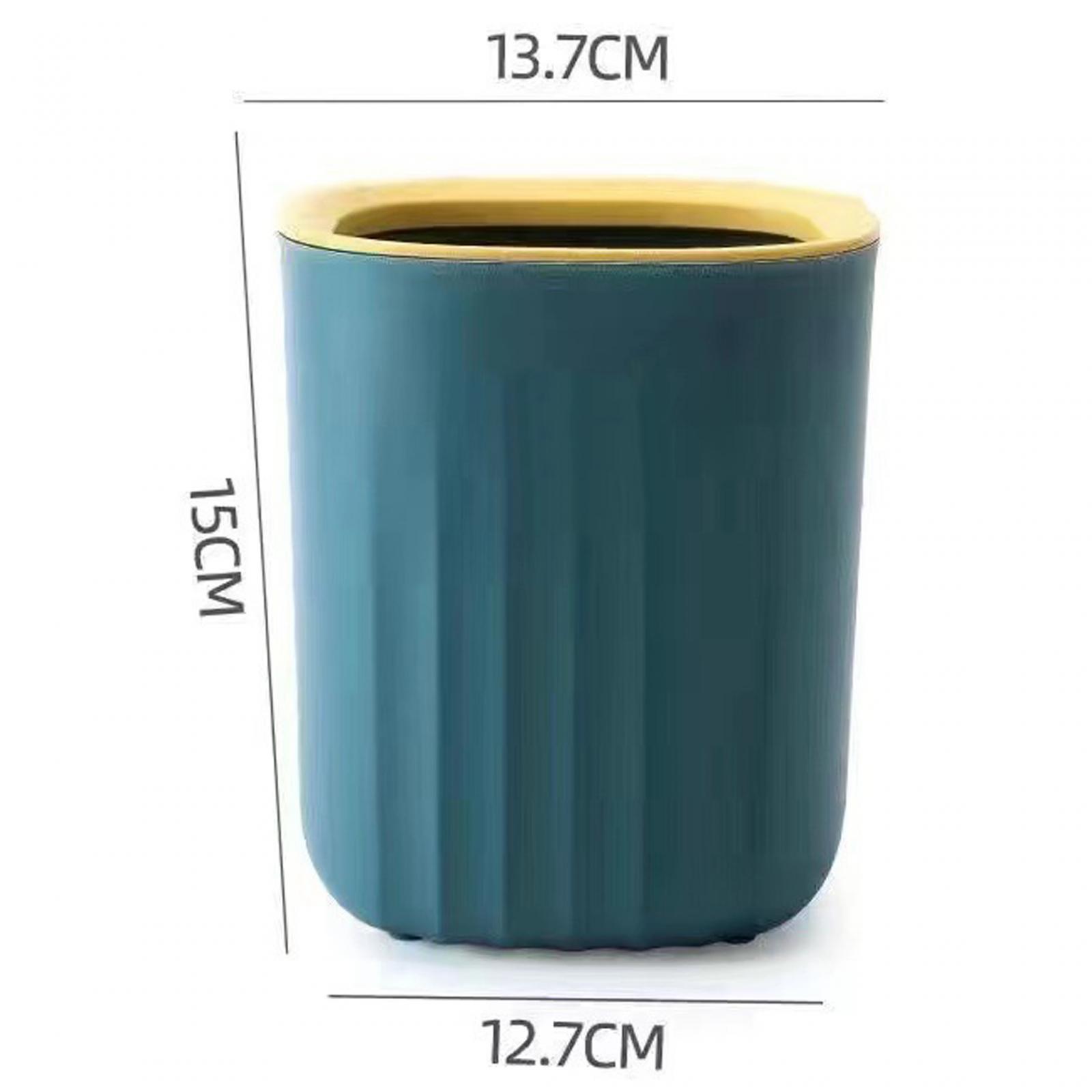 Mini Wastebasket Rubbish Bin Mini Desk Trash Can for Coffee Bar Bedroom Home