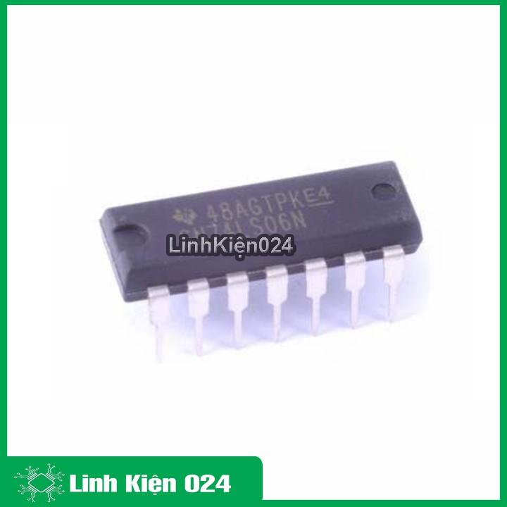 Chíp 74LS06 Hex Inverter Buffer/Driver DIP14