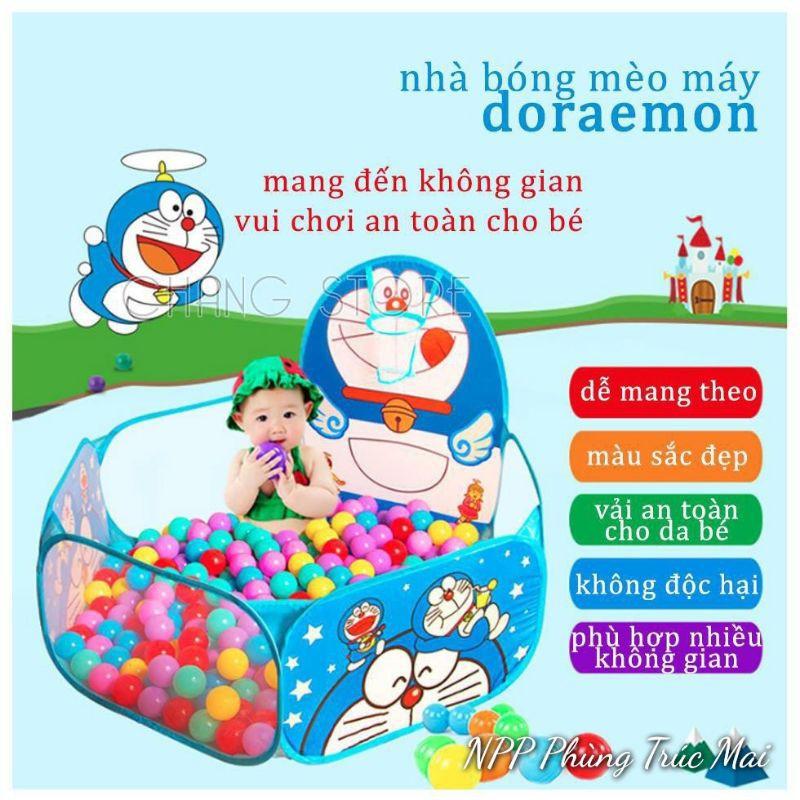 Đồ chơi trẻ em Nhà bóng banh cho bé Tặng 100 bóng nhựa lều chơi công chúa lều bóng Doremon nhà bóng Helokity