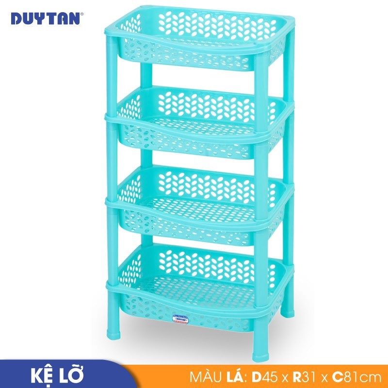 Kệ lỡ nhựa Duy Tân 4 ngăn - 46939 - Giao màu ngẫu nhiên - Hàng chính hãng