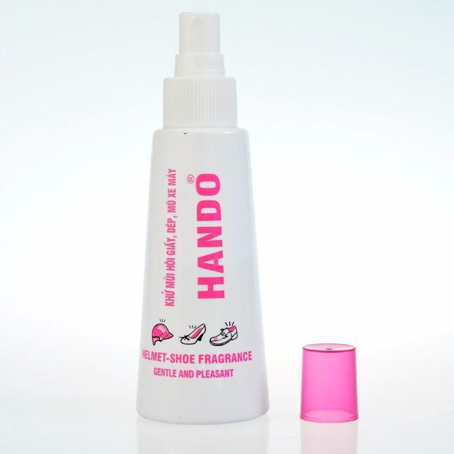 Chai xịt khử mùi giày dép, mũ bảo hiểm 120ml Hando