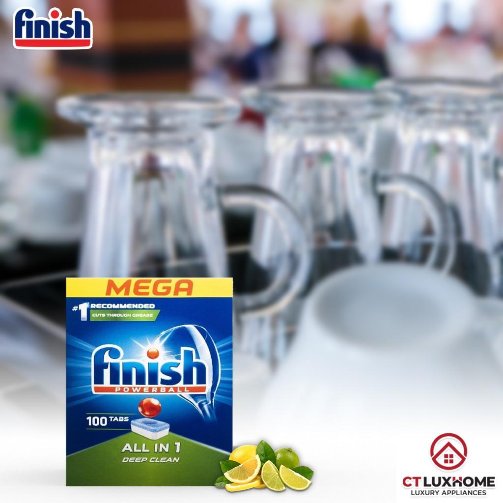 Viên rửa chén bát Finish All In One 100 viên