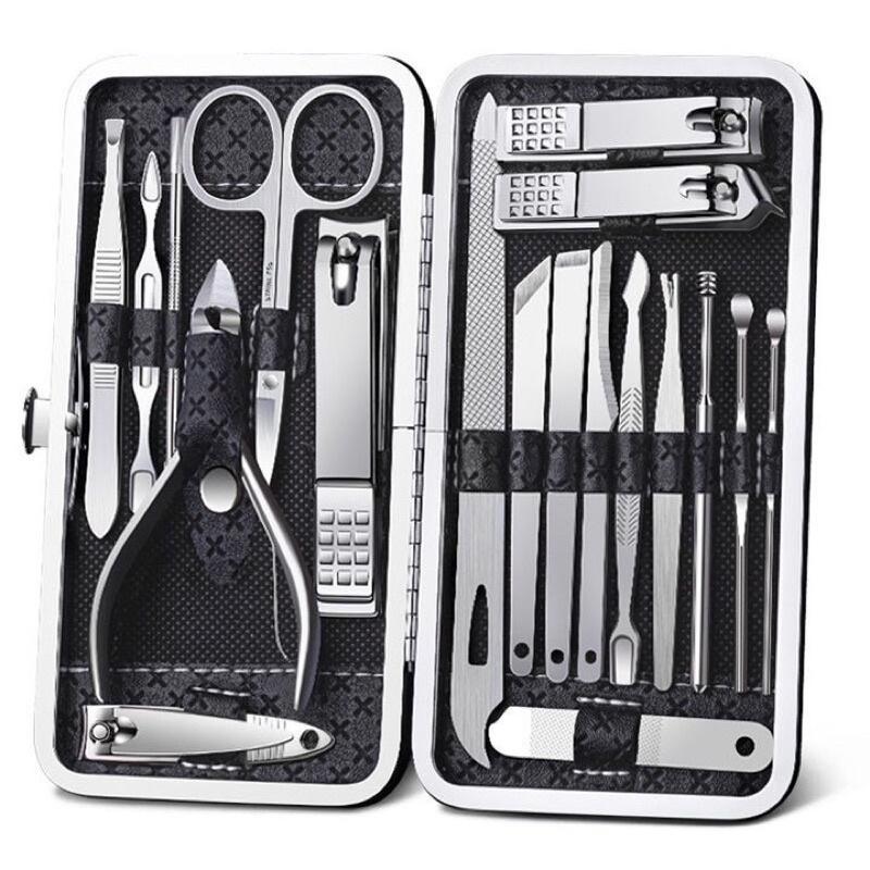 Bộ cắt móng tay gồm 19 món ,bộ bấm móng tay 10 món và bộ bâm móng tay 7 chi tiết