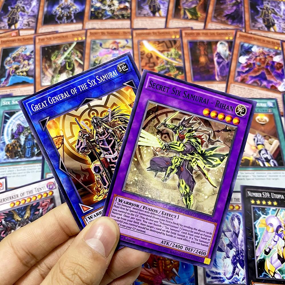 Bài Yugioh ️️ Thẻ bài Yugioh Six Samurai deck 54 lá