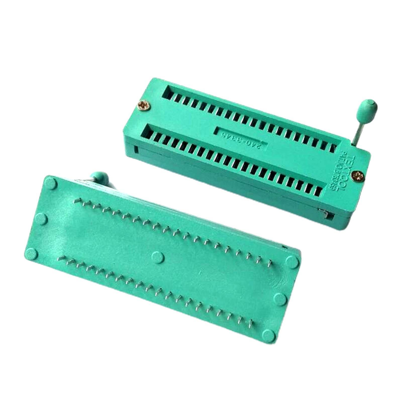 2Pcs 40 Pin Zif Dip IC Test Board Sockets, Universal IC Test Zif Sockets, Test Adaptor Universal Zif IC Sockets, for Circuit Board
