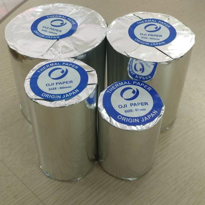 Sét 10 cuộn giấy in nhiệt K80 ∅80 Hàng nhập khẩu