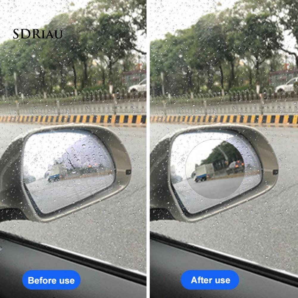 Set 2 miếng kính dán gương chiếu hậu xe hơi chống nước mưa chống sương mù tiện lợi