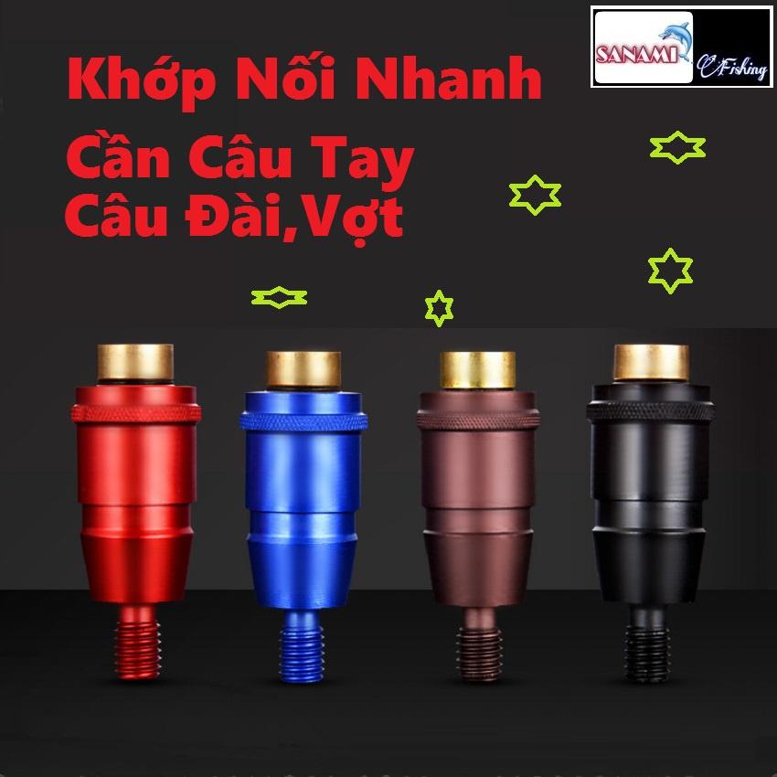 Khớp Nối Nhanh Cần Câu Đài, Câu Đơn Với Vợt Cá Sanami Fishing - Chuyên Dụng Nhanh Chóng Bennuo Cao Cấp SLK-6